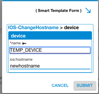 Smart Template Form
