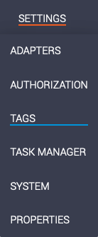 Settings Menu