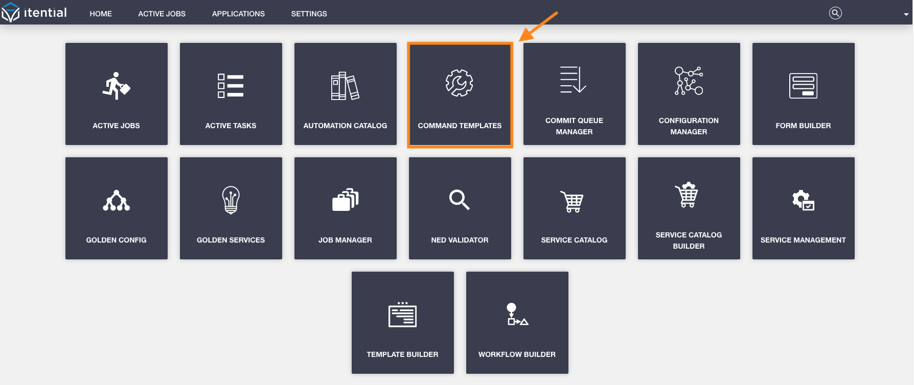 Command Templates Application
