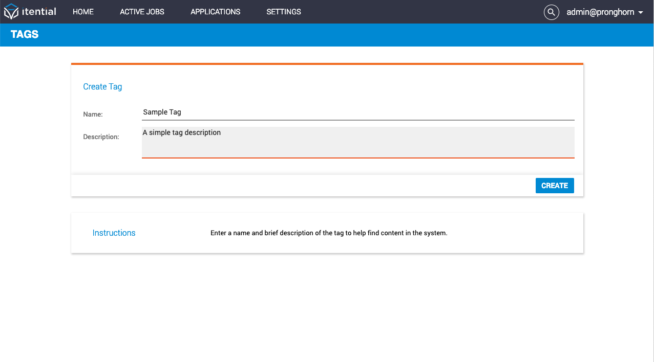 Create Tag View