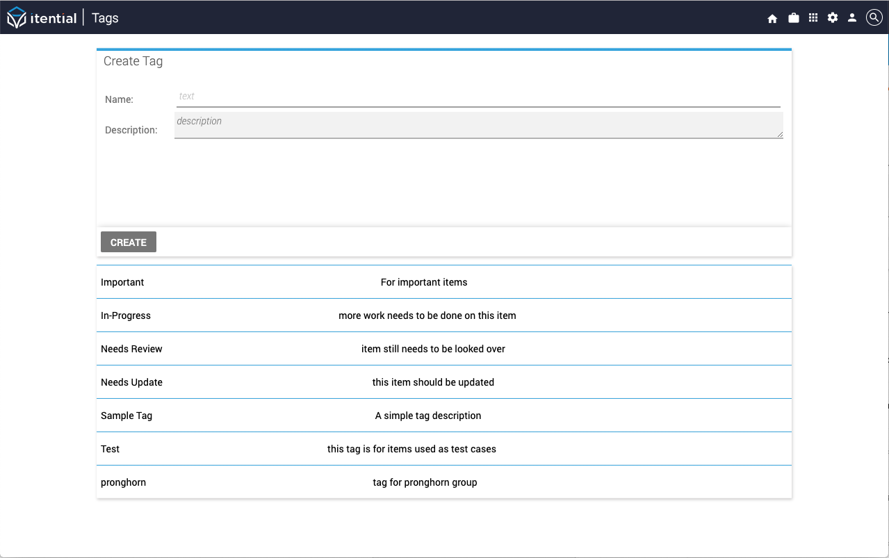 Create Tag View 2