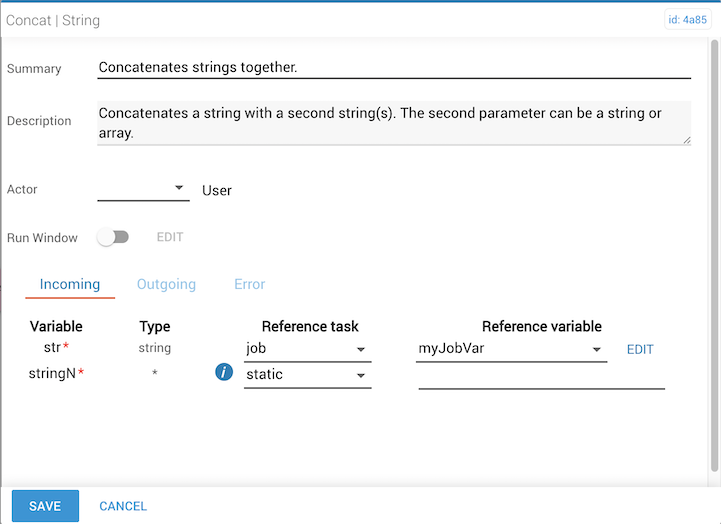 Automation example task