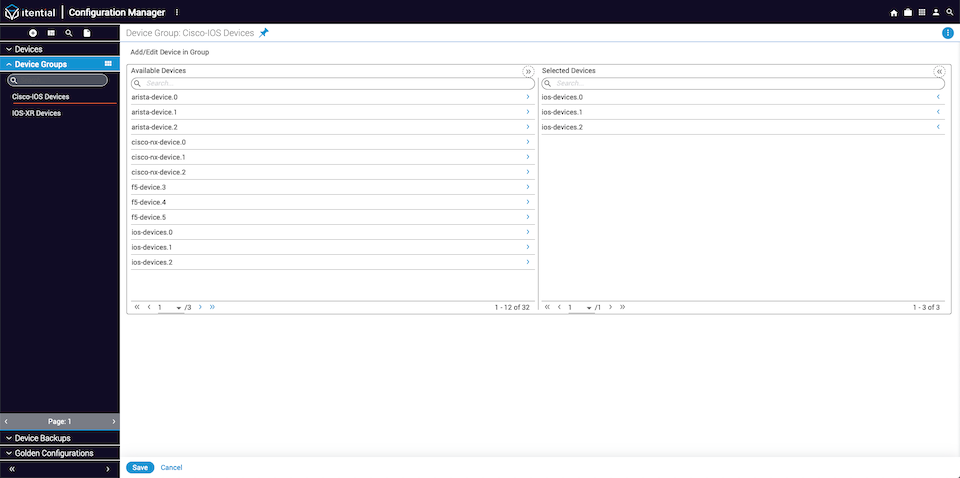 Edit Device Group