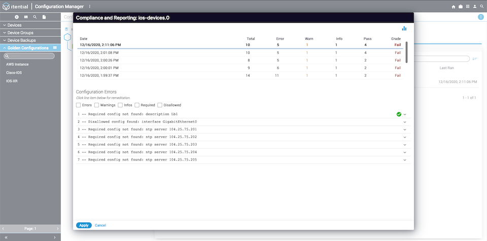 Compliance Issue Added